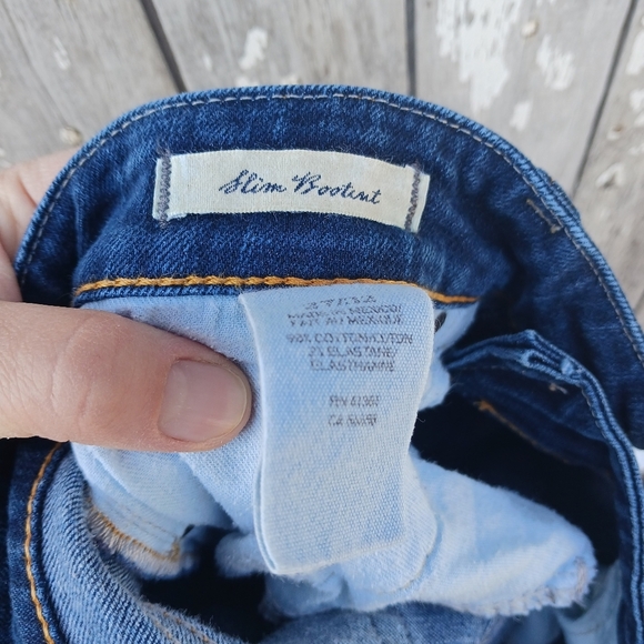 Ralph Lauren Denim Supply Jeans Womens 27x32 Blue Dark Wash Slim Bootcut Western - Picture 4 of 4